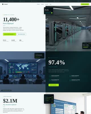 Catalyst - High-Voltage EV Charging Landing Page Template