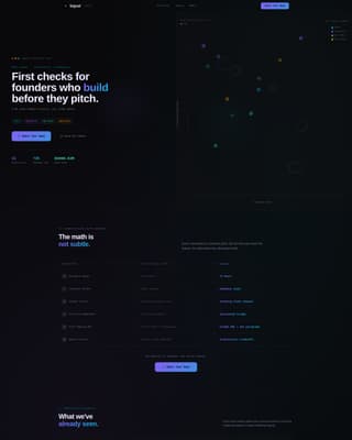Signal - Precision VC Landing Page Template