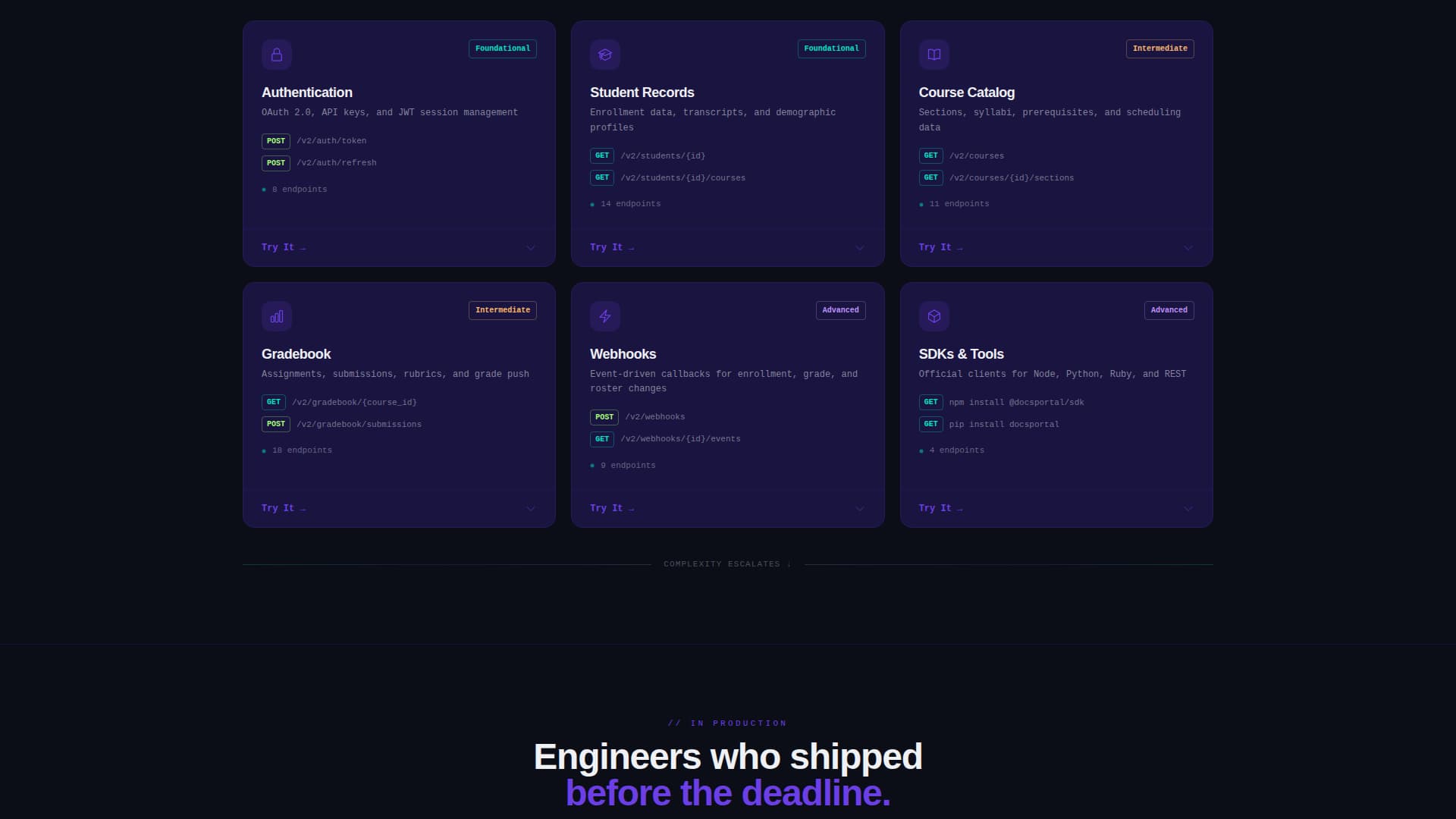 Docs - Interactive Edtech Landing Page Template