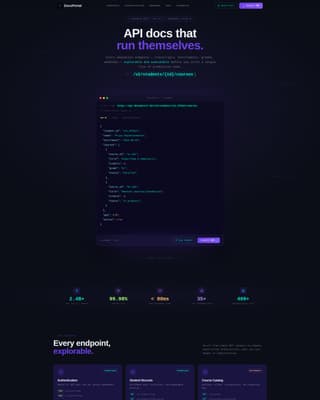 Docs - Interactive Edtech Landing Page Template