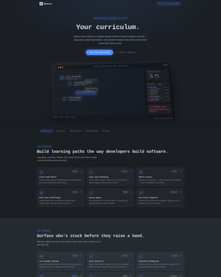 Beacon - Adaptive Edtech Landing Page Template