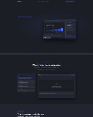Deck - Powerful Edtech Landing Page Template