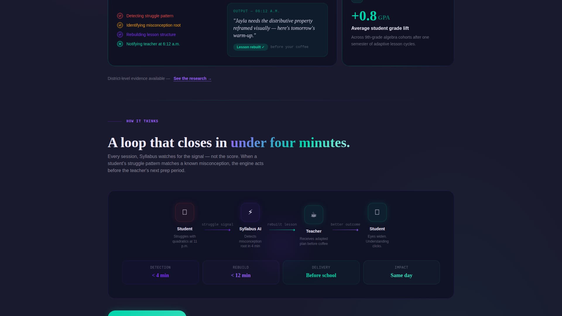 Nexus — Interactive Learning Landing Page Template