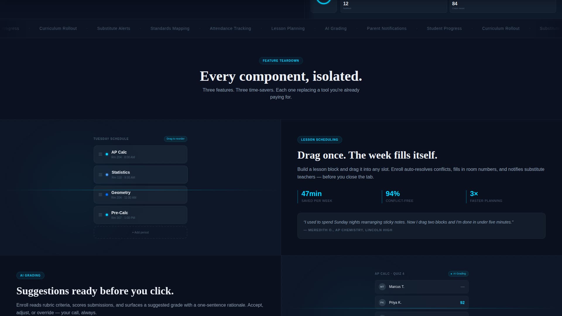 Enroll - Dynamic Edtech Landing Page Template