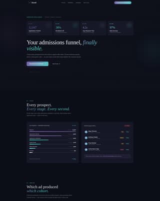 Enroll - Powerful Admissions Landing Page Template