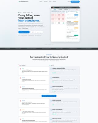 Claims - Powerful Education Landing Page Template