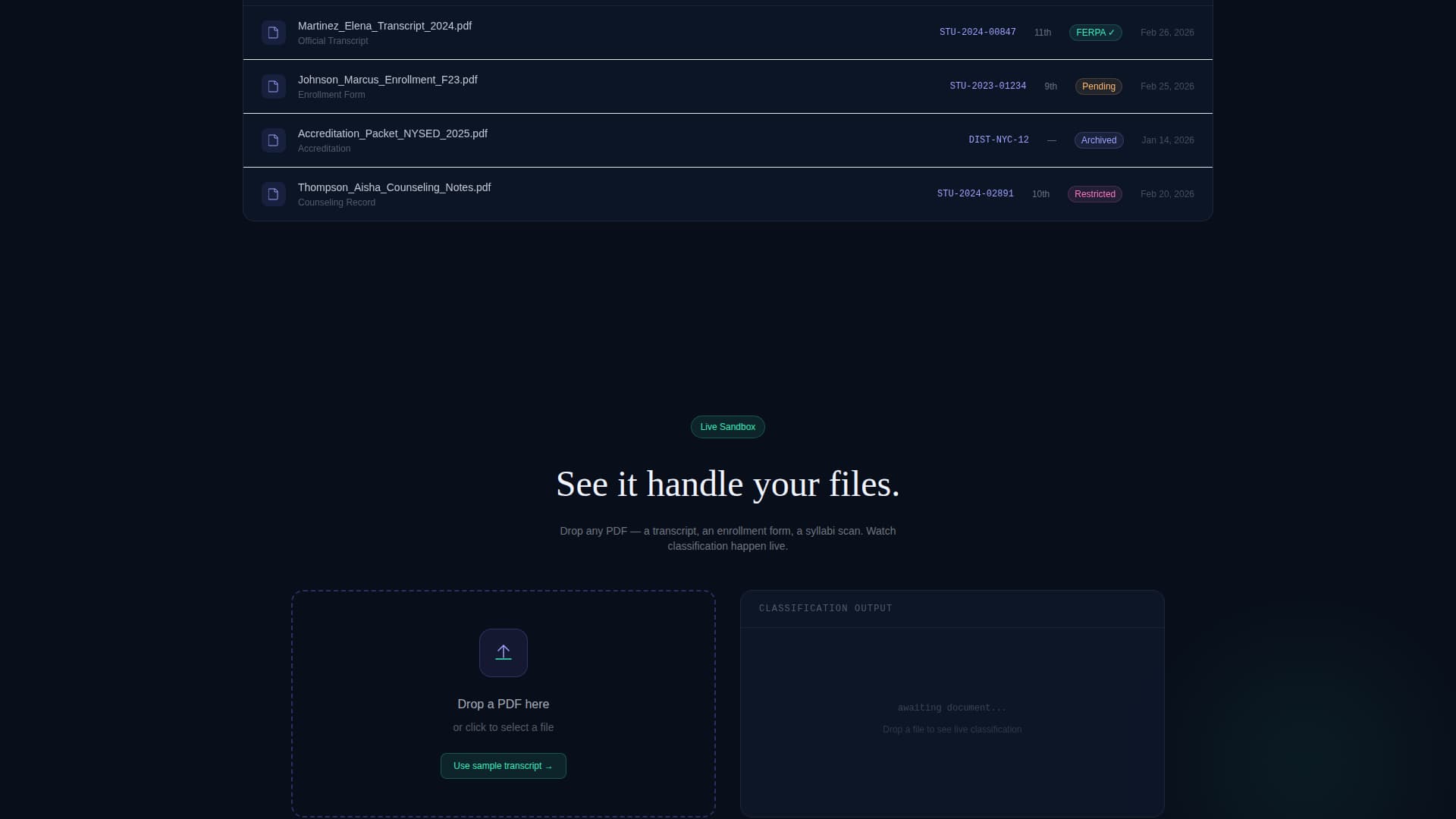 Ledger - Dynamic Education Landing Page Template