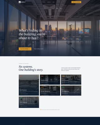 Inspect - Executive Commercial Landing Page Template