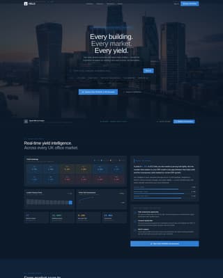 Yield - Precision Office Landing Page Template