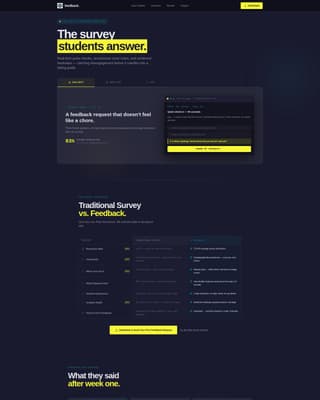 Feedback - Dynamic Education Landing Page Template