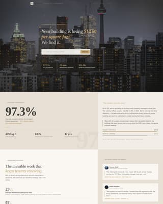 Tenancy - Precision Office Landing Page Template