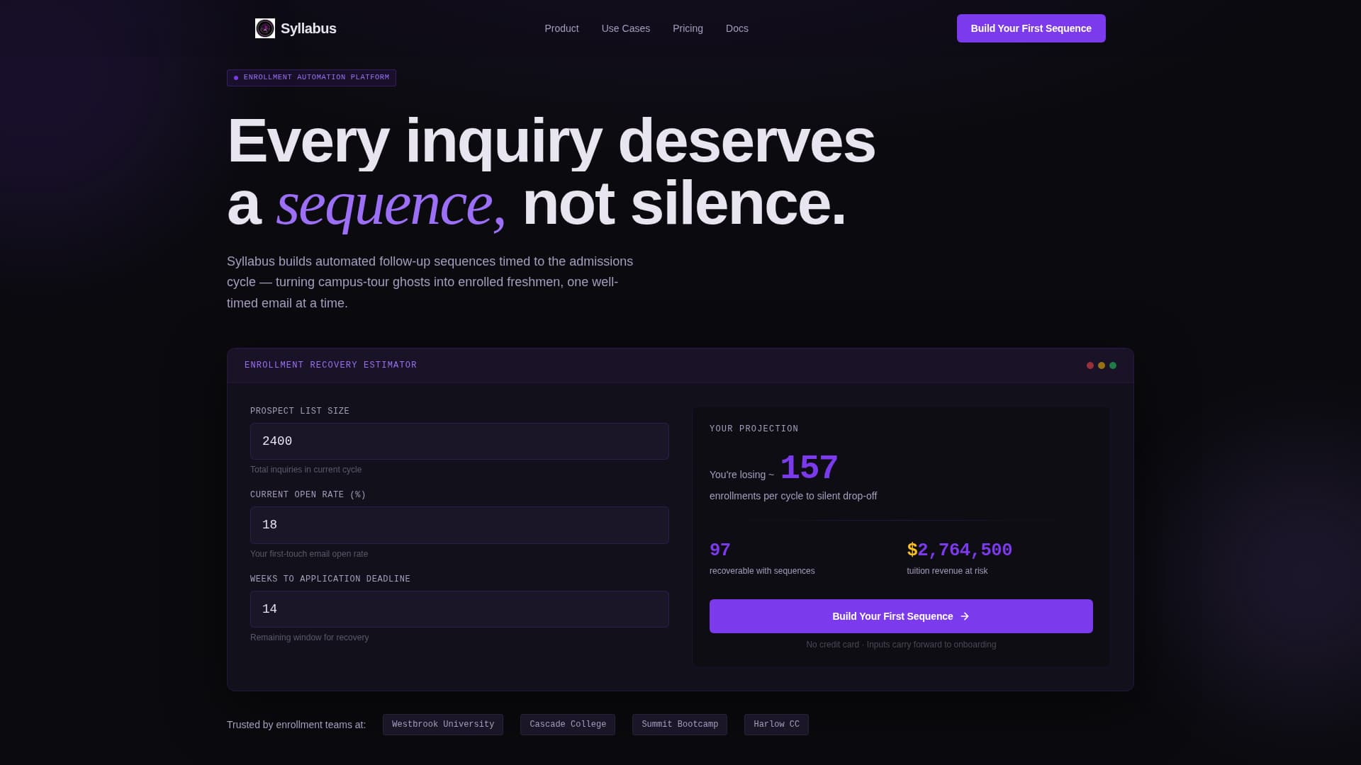 Syllabus - Powerful Enrollment Landing Page Template