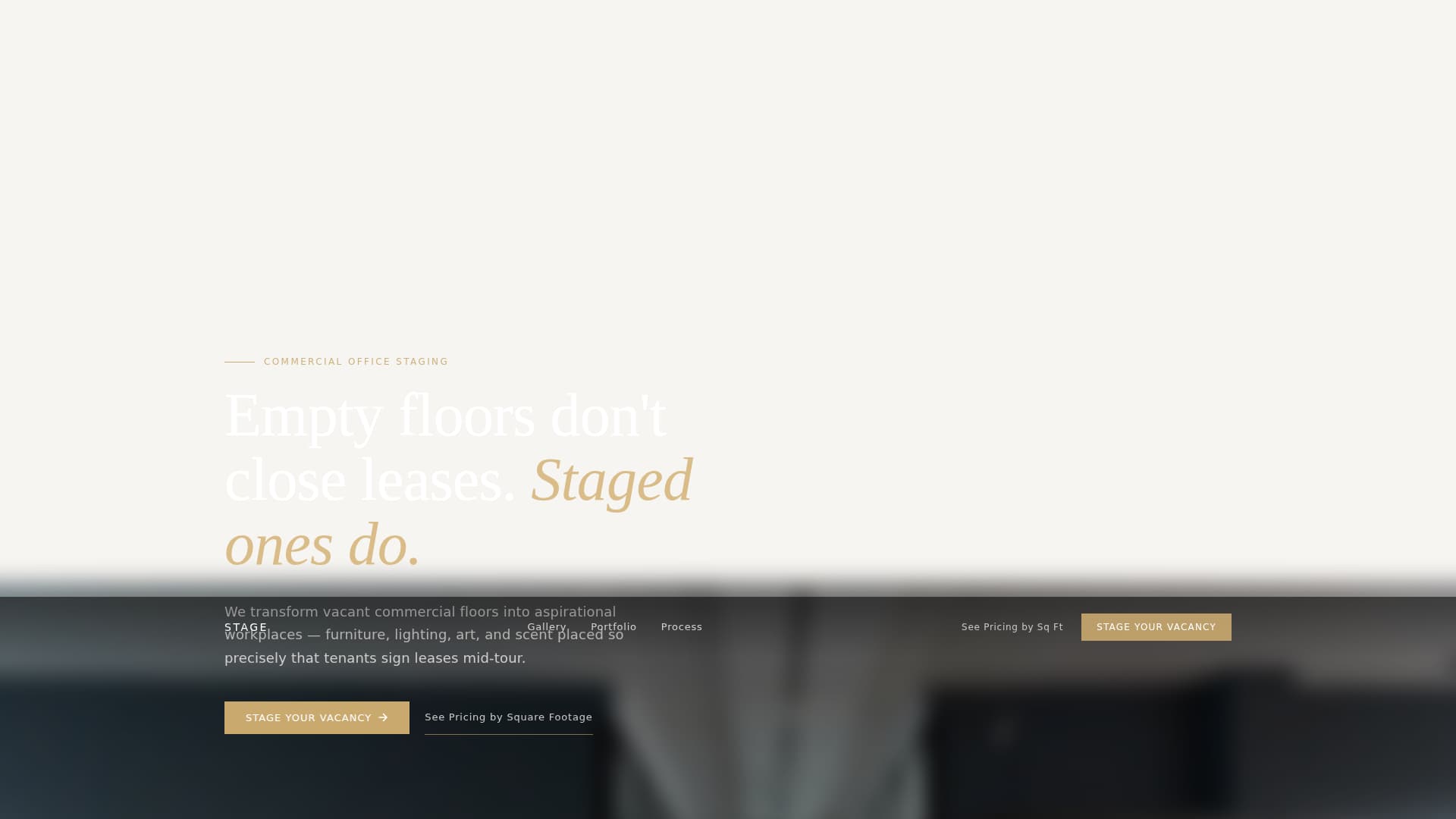Vacancy - Transformative Staging Landing Page Template