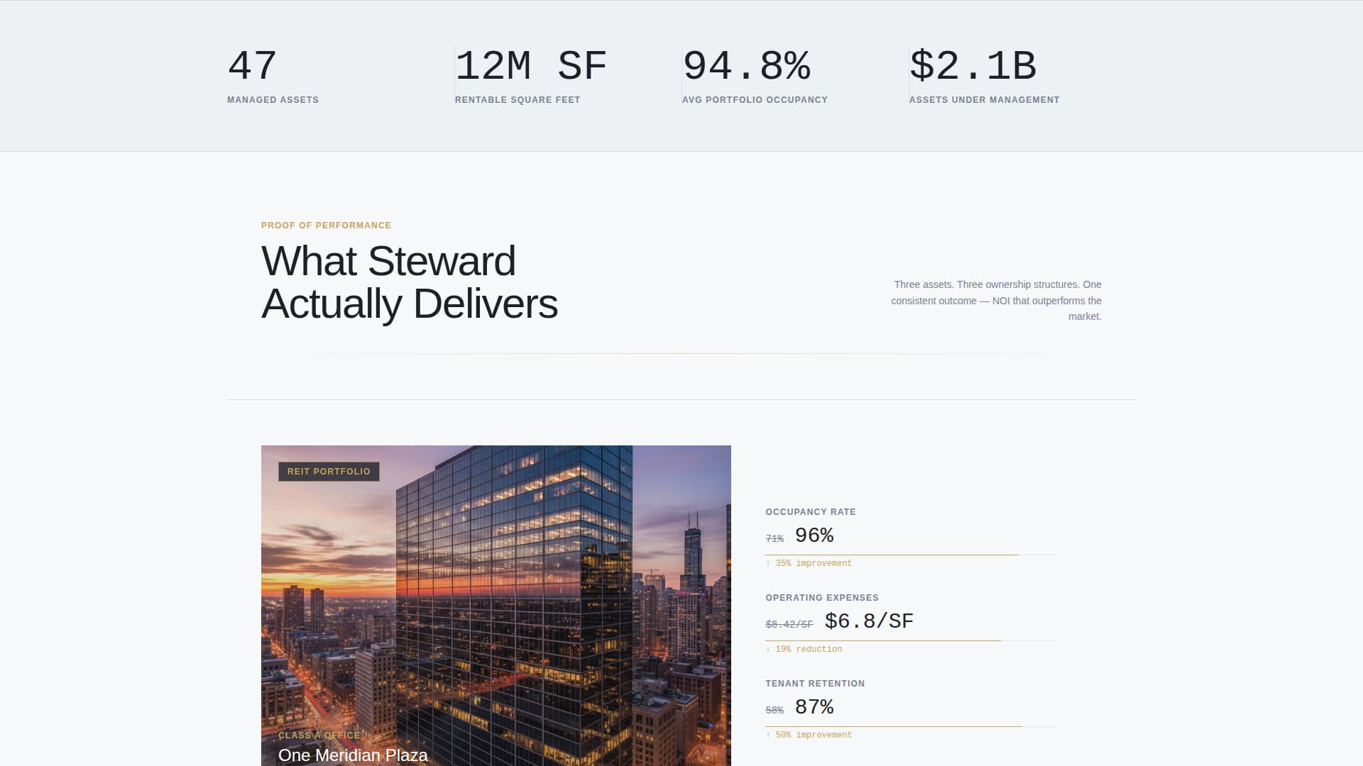 Steward - Elite Commercialproperty Landing Page Template