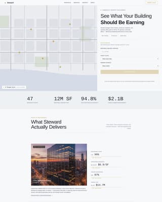 Steward - Elite Commercialproperty Landing Page Template