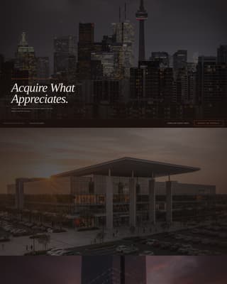 Mesa - Immersive Commercial Landing Page Template