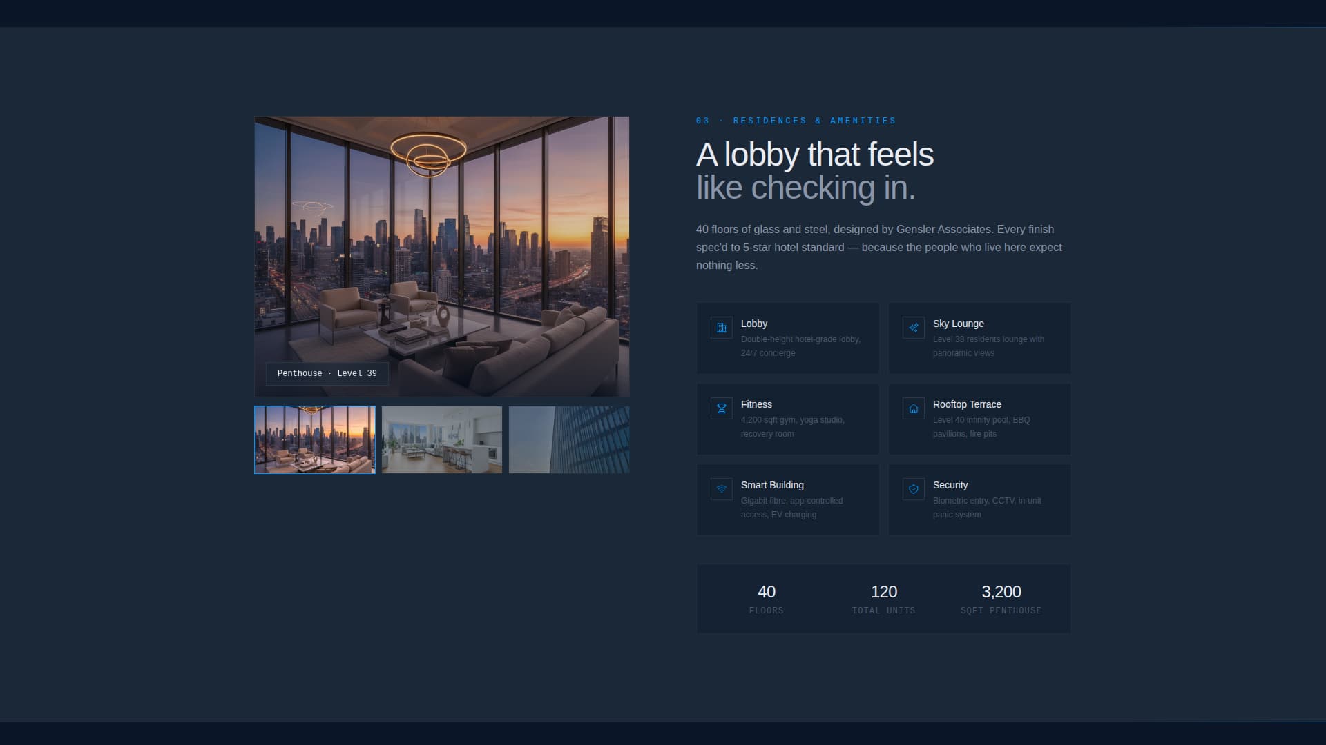 Skyline - Highrise Condo Landing Page Template