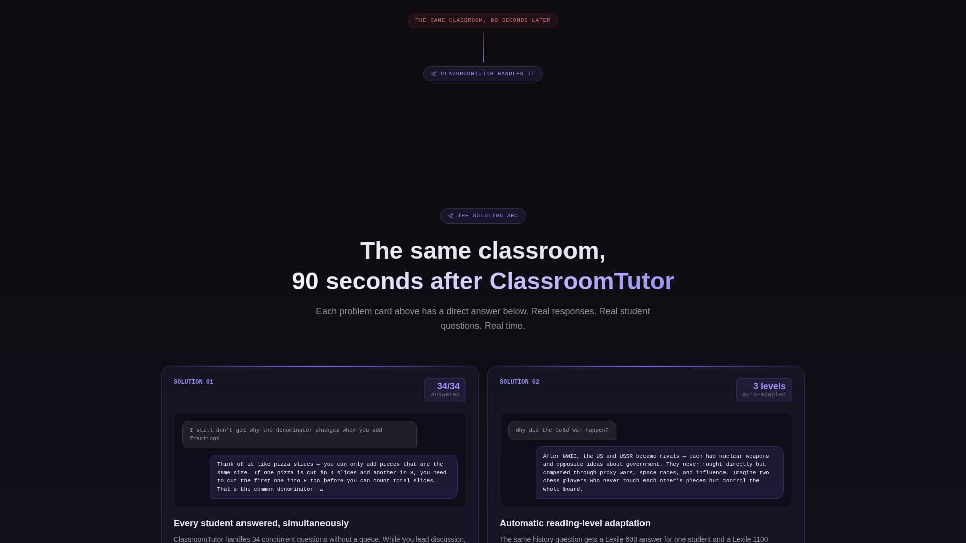 Tutor - Intelligent K-12 Landing Page Template