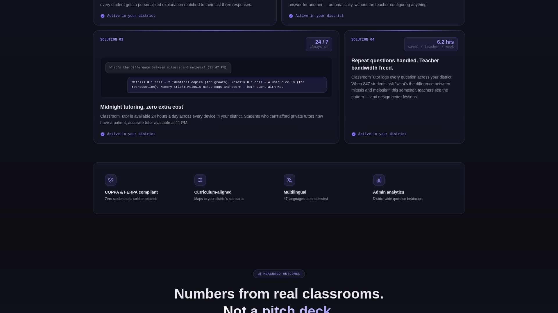 Tutor - Intelligent K-12 Landing Page Template