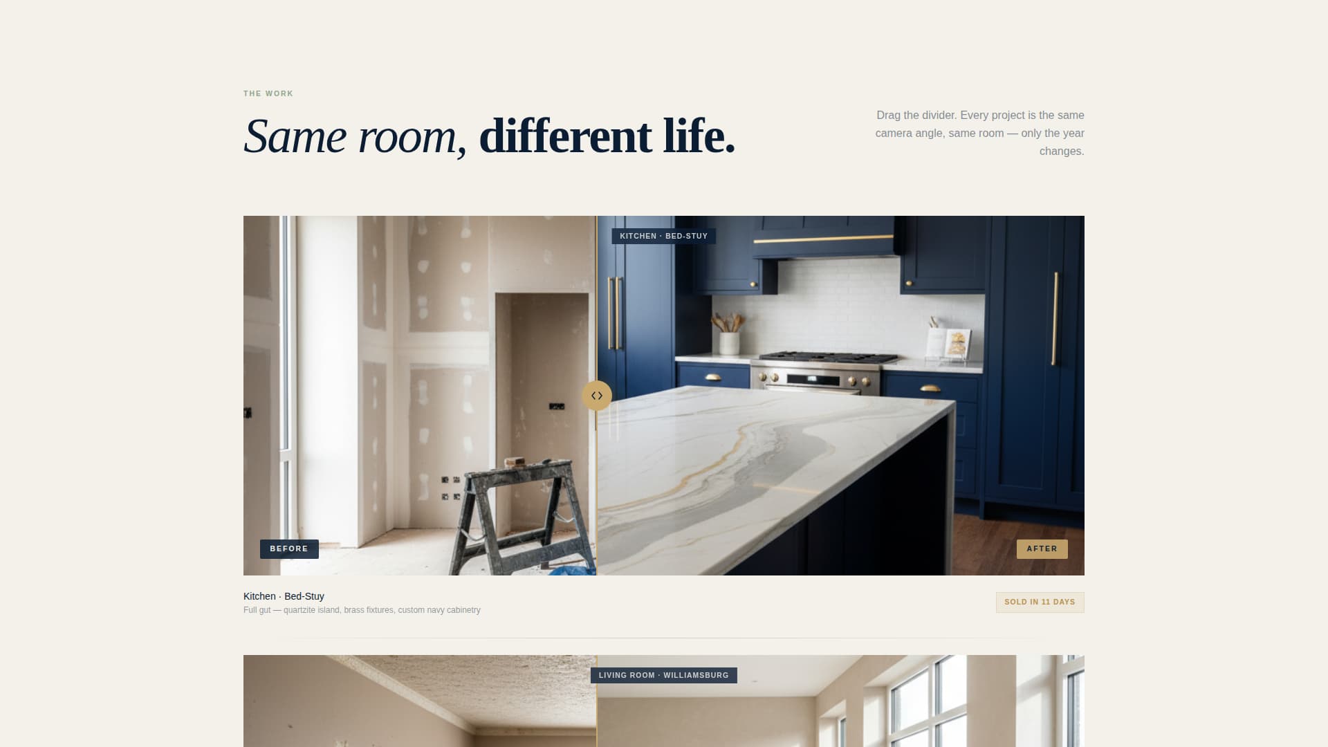 Turnkey - Immersive Renovation Landing Page Template