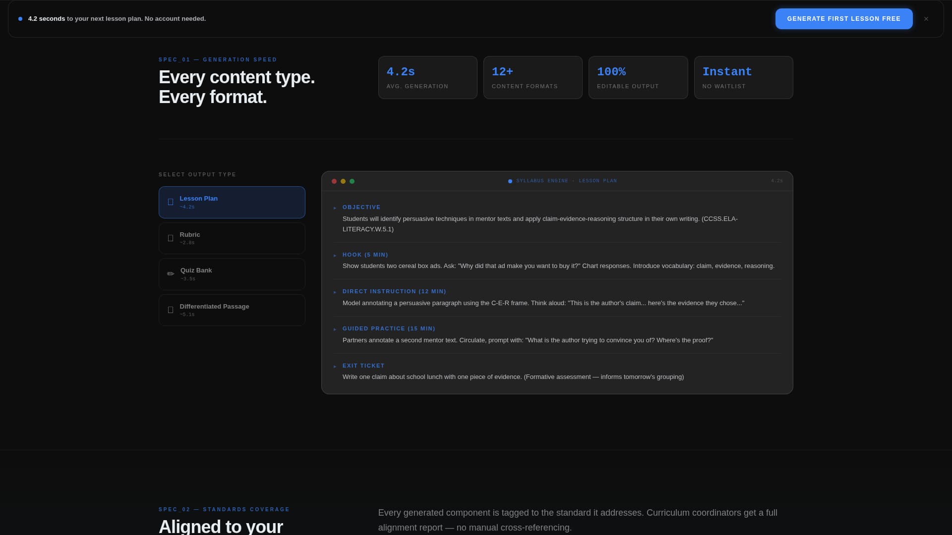Syllabus - Powerful Education Landing Page Template