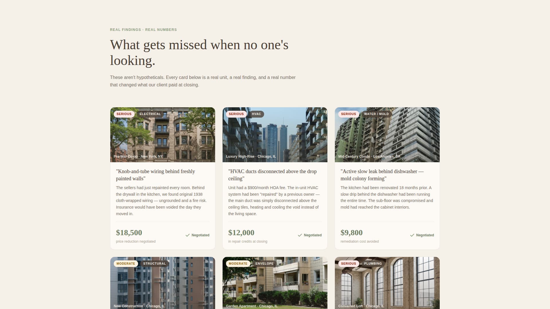 Inspect - Trusted Condo Inspection Landing Page Template