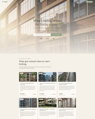Inspect - Trusted Condo Inspection Landing Page Template