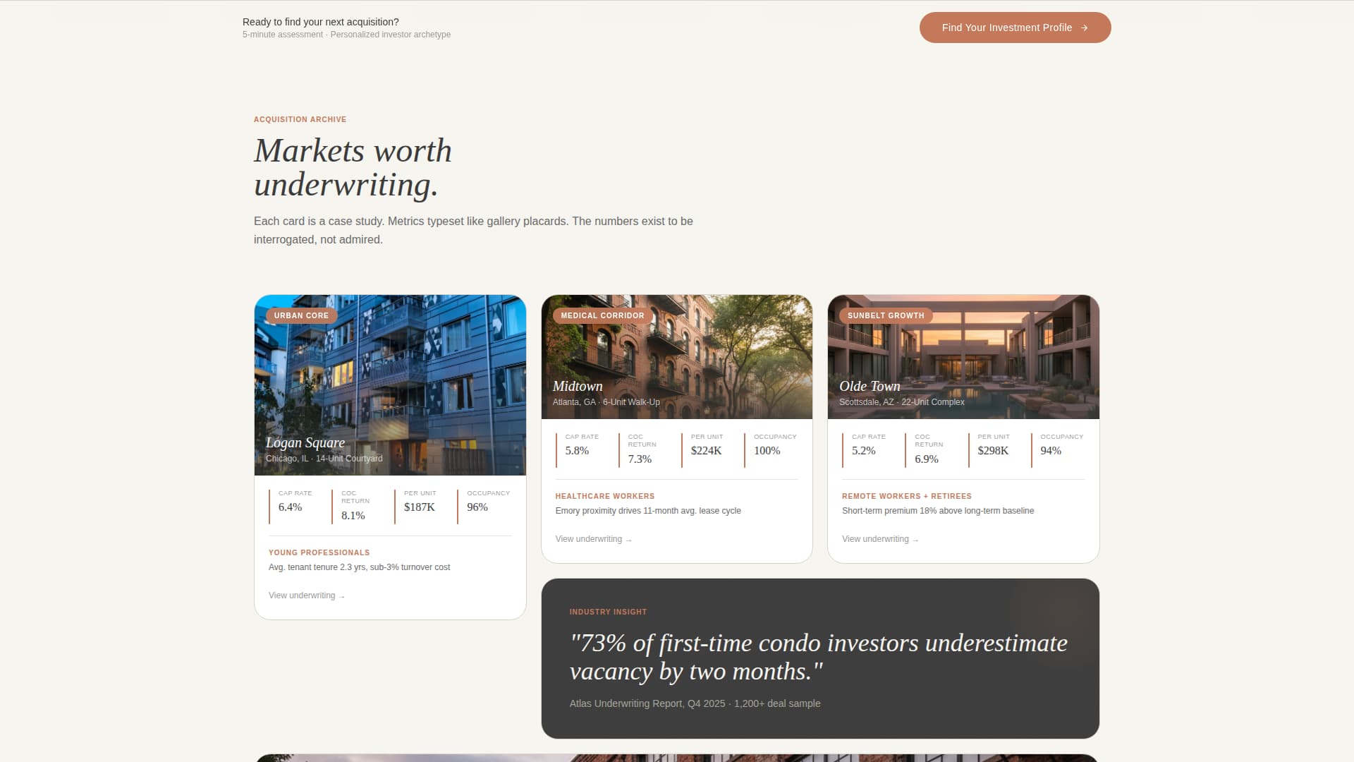 Atlas - Precision Realestate Landing Page Template