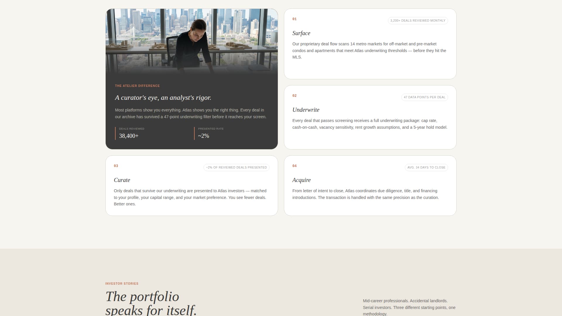 Atlas - Precision Realestate Landing Page Template