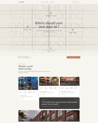 Atlas - Precision Real Estate Landing Page Template