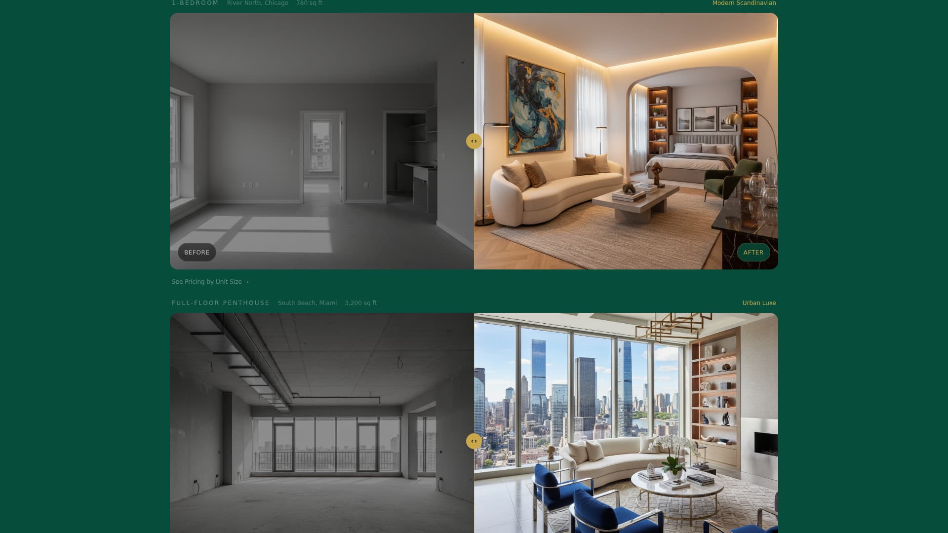 Atelier - Magnetic Staging Landing Page Template
