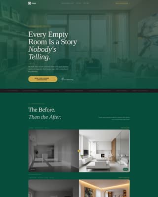 Atelier - Magnetic Staging Landing Page Template
