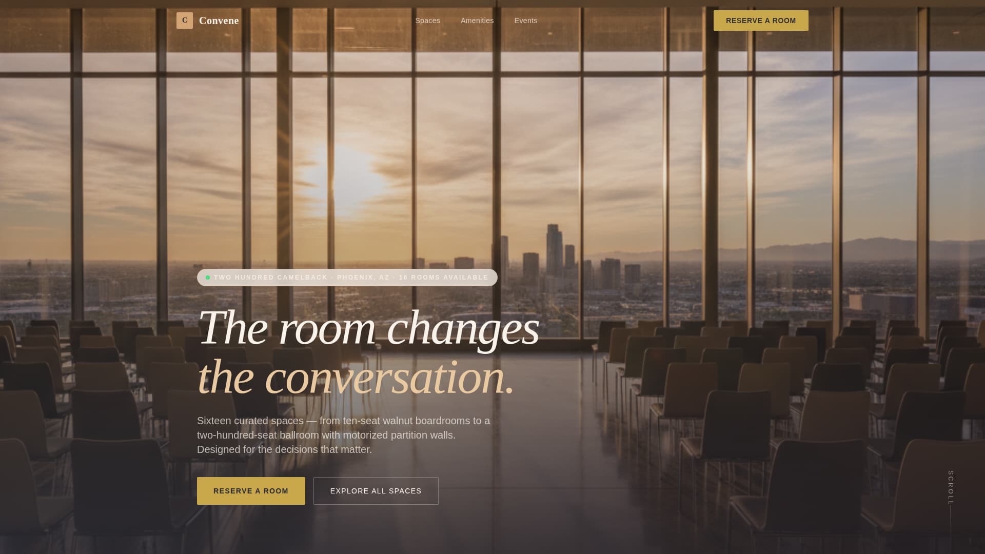Convene - Executive Conference Landing Page Template
