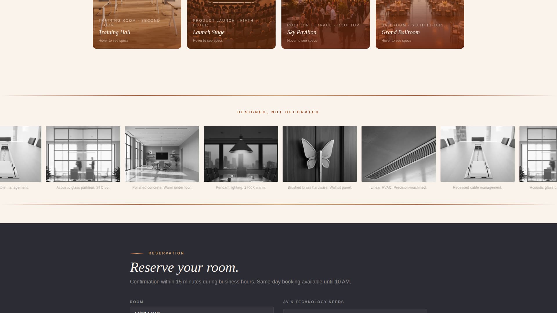 Convene - Executive Conference Landing Page Template