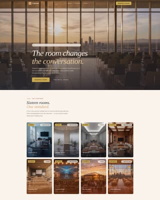 Convene - Executive Conference Landing Page Template