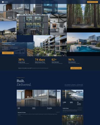 Contain - Authoritative Containerhome Landing Page Template