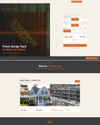 Reforge - Industrial Container Home Landing Page Template