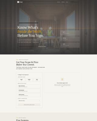 Gauge - Trusted Container Home Landing Page Template