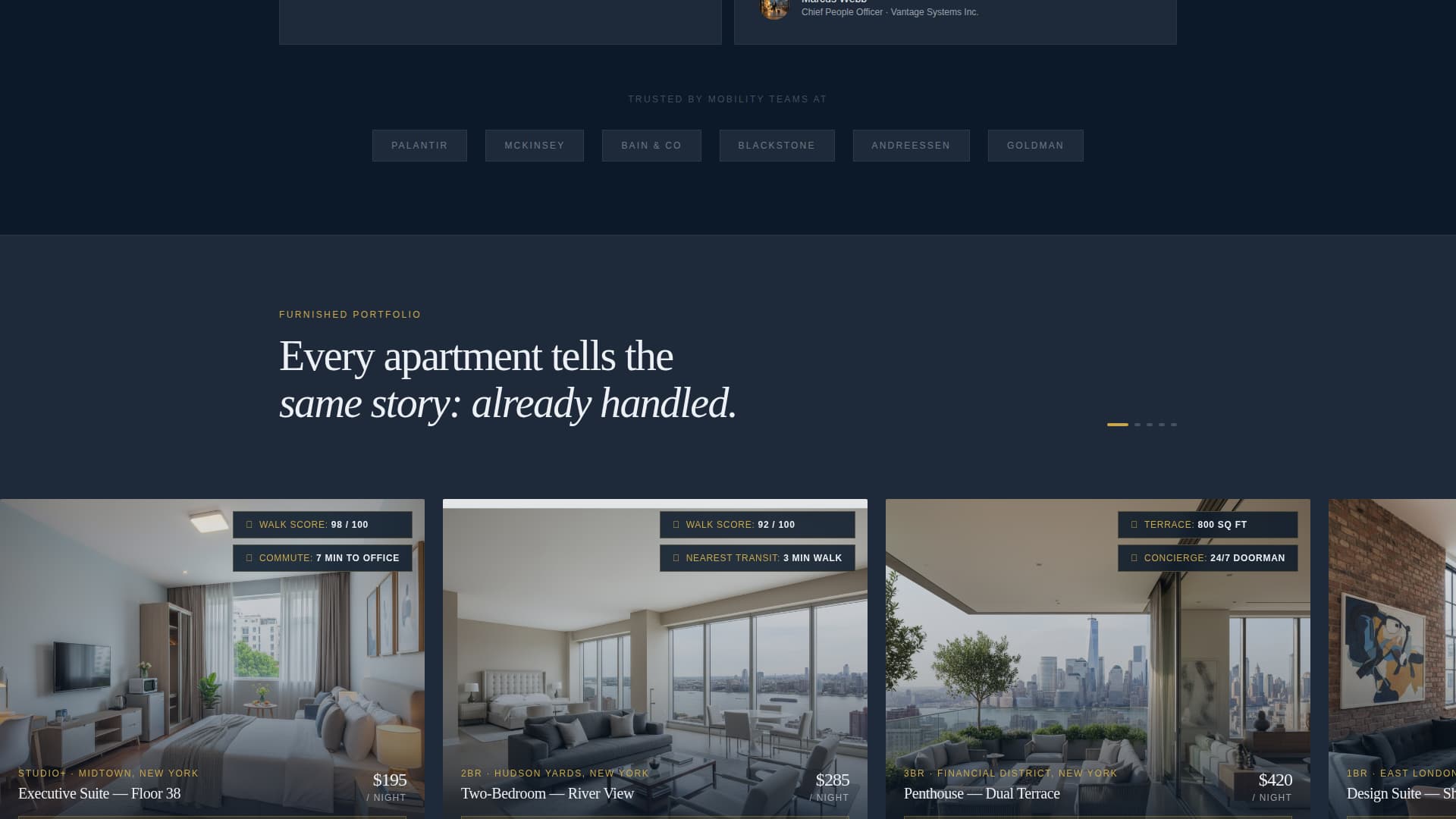 Relocate - Authoritative Corporatehousing Landing Page Template
