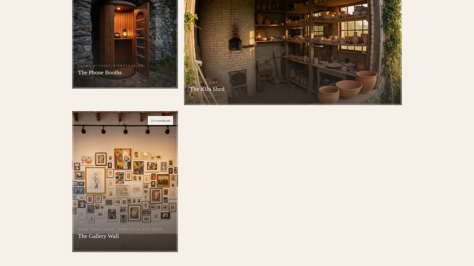 Atelier - Inspiring Coworking Landing Page Template