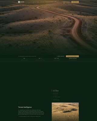 Parcel - Immersive Land Brokerage Landing Page Template