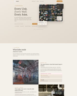 Inspect - Thorough Multifamily Landing Page Template