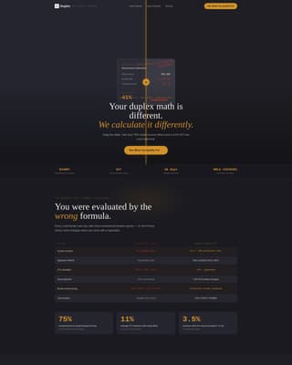 Duplex - Precision Multifamily Landing Page Template