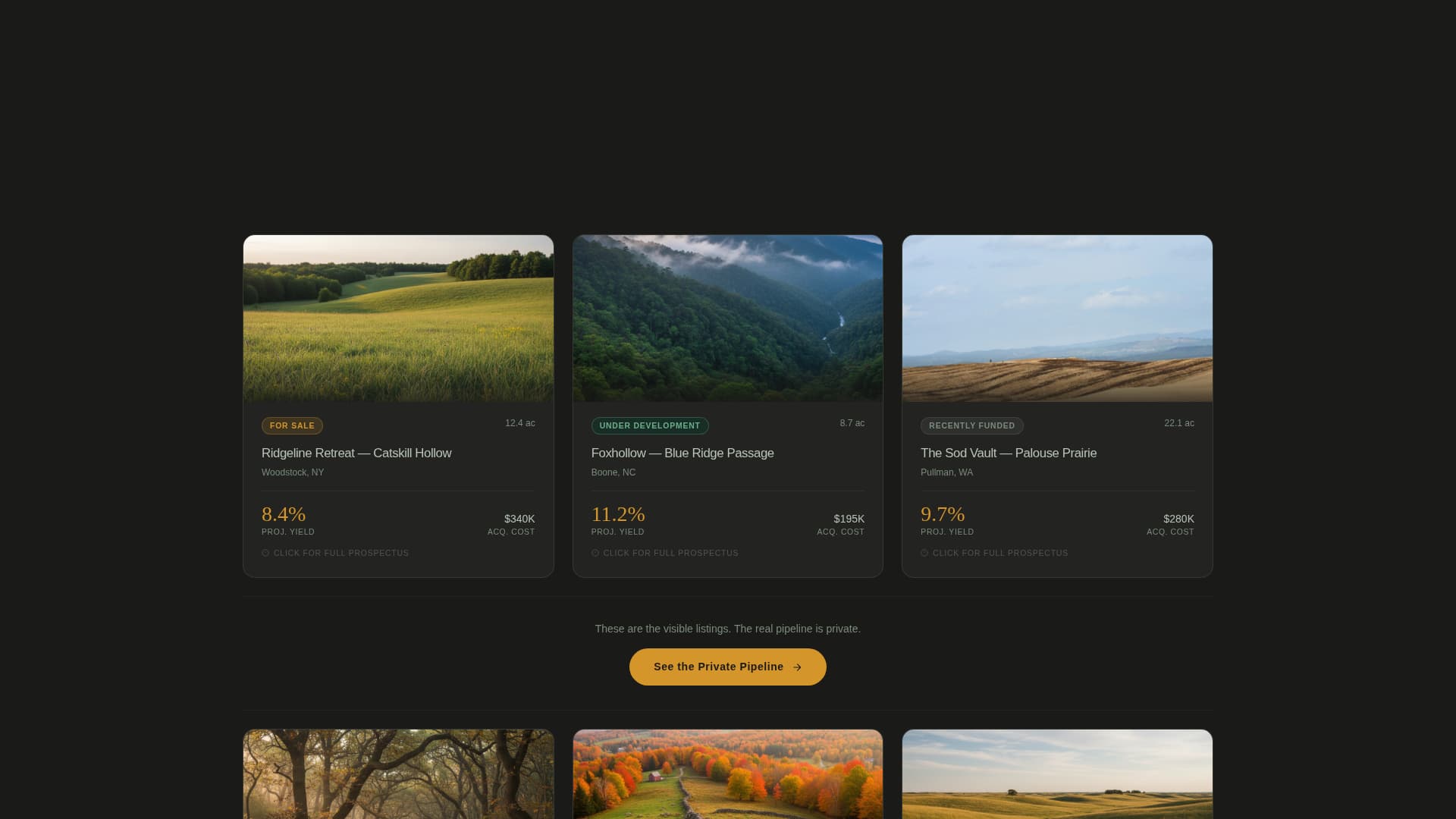 Burrow - Hidden Earth Sheltered Landing Page Template