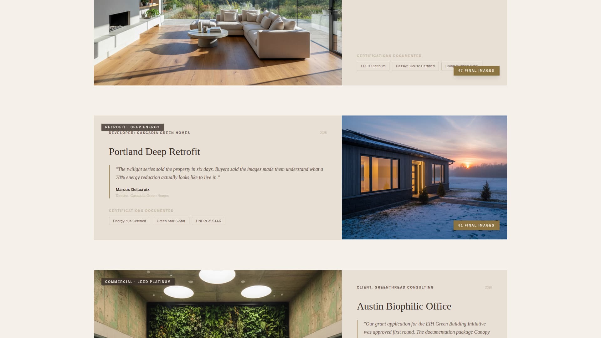 Canopy - Stunning Eco Photography Landing Page Template