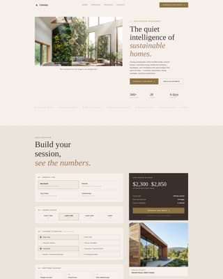 Canopy - Stunning Eco Photography Landing Page Template