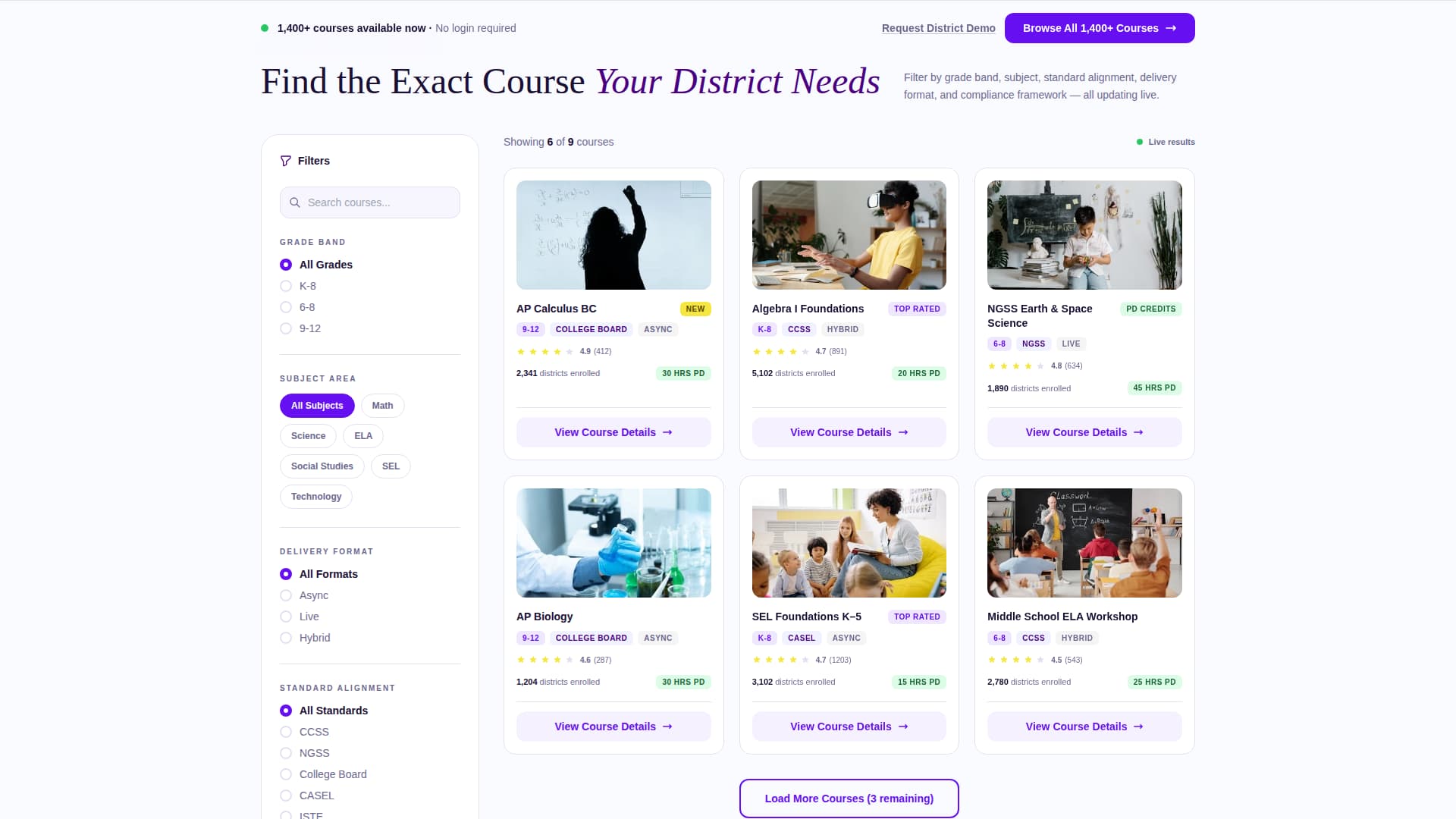 Syllabus - Powerful K-12 Landing Page Template