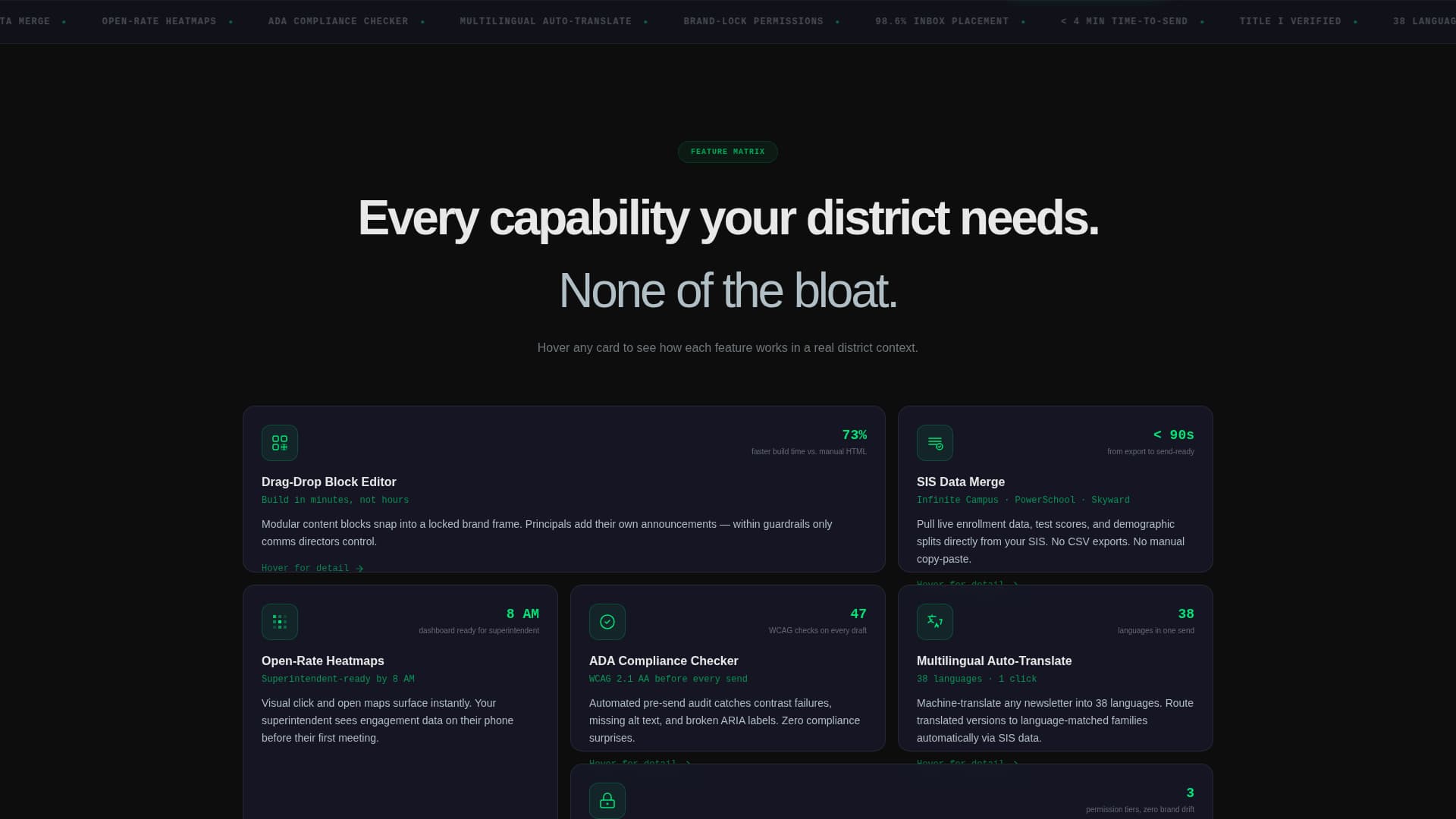 Dispatch - Powerful K-12 Landing Page Template