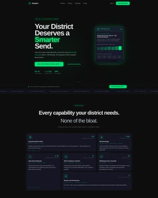 Dispatch - Powerful K-12 Landing Page Template