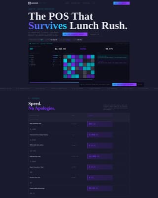 Ledger - Powerful EducationPOS Landing Page Template